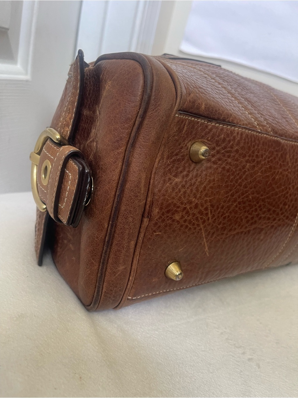 Coach Mia Soho satchel  Brown Leather Braided-Handle Shoulder - Picture 9 of 16